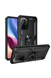 Xiaomi Redmi K40 Uyumlu Kılıf Vega Kapak Siyah