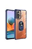 Xiaomi Redmi Note 10 Pro Uyumlu Kılıf Mola Kapak Lacivert