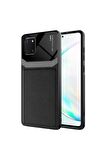 Samsung Galaxy A81 (Note 10 Lite) Uyumlu Kılıf Emiks Kapak Siyah