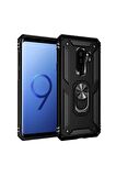 Samsung Galaxy S9 Plus Uyumlu Kılıf Vega Kapak Siyah