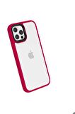Apple iPhone 13 Pro Uyumlu Kılıf Cann Kapak Kırmızı