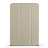 Apple iPad Mini 2021 (6.Nesil) Uyumlu Tablet Kılıfı Smart Cover Standlı Kılıf Gold