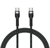 Shira Serisi Type-C to Type-C PD Kablo 1m