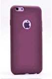 Apple iPhone 4s Uyumlu Kılıf Premier Silikon Kapak Mürdüm