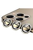 Apple iPhone 11 Pro Uyumlu CL-06 Kamera Lens Koruyucu Gold