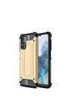 Samsung Galaxy A23 Uyumlu Kılıf Crash Silikon Kapak Gold