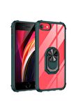 Apple iPhone SE 2022 Uyumlu Kılıf Mola Kapak Yeşil