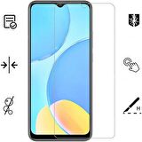 Oppo A55 4G Uyumlu Maxi Glass Temperli Cam Ekran Koruyucu