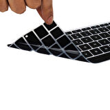 Apple Macbook 16' Touch Bar Uyumlu A2141 Klavye Koruyucu Silikon Ped
