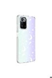 Xiaomi Redmi 10 Uyumlu Kılıf M-Blue Desenli Kapak Moon No4