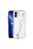 Apple iPhone 11 Uyumlu Kılıf Kalbim Kapak Beyaz