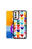 Samsung Galaxy M52 Uyumlu Kılıf M-Fit Desenli Kapak Heart No6
