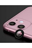 Apple iPhone 12 Mini Uyumlu CL-07 Kamera Lens Koruyucu Siyah