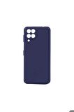 Samsung Galaxy M33 Uyumlu Kılıf Biye Silikon Lacivert