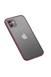 Apple iPhone 11 Uyumlu Kılıf Retro Kapak Koyu Mor