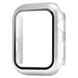 Apple Watch 45 Mm Uyumlu Kasa Ve Ekran Koruyucu Sert Silikon Renkli 360 Sert Pc Gard 07 Gümüş