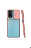 Oppo A36 Uyumlu Kılıf Lensi Kapak Pembe Açık