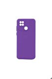 Xiaomi Redmi 10C Uyumlu Kılıf Biye Silikon Mor
