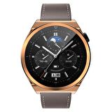Huawei Watch GT 3 Pro 46 Mm Kasa Koruyucu Silikon Darbe Emici Koruma Silikon Ekran Koruyucu Gard 02 Rose Gold