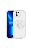 Apple iPhone 11 Uyumlu Kılıf Kamera Korumalı Pop Soketli Renkli Ofro Kapak Beyaz
