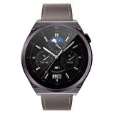Huawei Watch GT 3 Pro 43 Mm Kasa Koruyucu Silikon Darbe Emici Koruma Silikon Ekran Koruyucu Gard 02 Gri