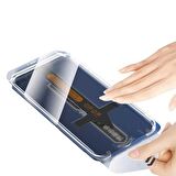 Apple iPhone 13 Pro Uyumlu Hayalet Ekran Koruyucu Süper Fast Anti-Dust Privacy Toz Önleyici Temperli Ekran Filmi