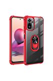 Xiaomi Poco M5S Uyumlu Kılıf Mola Kapak Kırmızı