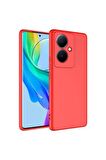 Vivo V29 Lite 5G Uyumlu Kılıf Mara Lansman Kapak Kırmızı