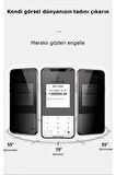Apple iPhone 14 Pro Max Uyumlu Kor Privacy Cam Ekran Koruyucu