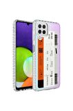 Samsung Galaxy M32 Uyumlu Kılıf Airbag Kenarlı Renkli Desenli Silikon Elegans Kapak NO1