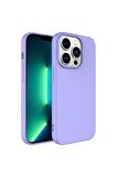 Apple iPhone 14 Pro Uyumlu Kılıf LSR Lansman Kapak Lila
