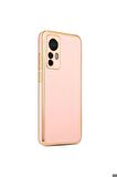 Xiaomi Mi 12T Pro Uyumlu Kılıf Bark Kapak Rose Gold