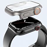 Apple Watch 44 Mm Uyumlu - Watch Ultra 49 Mm Dönüştürücü Kasa & Ekran Koruyucu Tam Koruma Kapak