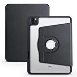 Apple iPad 10.2 2021 (9.Nesil) Uyumlu Tablet Kılıfı Kalem Bölmeli Termik Kılıf Siyah