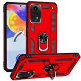 Xiaomi Redmi Note 12 Pro 4G Uyumlu Kılıf Vega Kapak Kırmızı