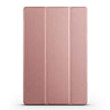 Huawei MatePad SE 10.4 Uyumlu Tablet Kılıfı Smart Cover Standlı Akıllı Kılıf Rose Gold