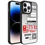 Apple iPhone 14 Pro Max Uyumlu Kılıf Aynalı Desenli Kamera Korumalı Parlak Mirror Kapak Fragile