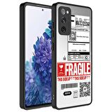 Samsung Galaxy S20 FE Uyumlu Kılıf Aynalı Desenli Kamera Korumalı Parlak Mirror Kapak Fragile