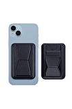 CRD-03 Magnetic Standlı Kartlık Siyah