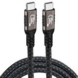 QG01 Type-C to Type-C USB4 PD Data Kablosu 240W 40Gbps 8K@60Hz 0.5 Metre