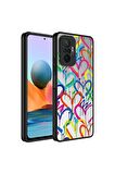 Xiaomi Redmi Note 10 Pro Uyumlu Kılıf Aynalı Desenli Kamera Korumalı Parlak Mirror Kapak Kalp