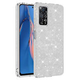 Xiaomi Redmi Note 12 Pro 4G Uyumlu Kılıf Shining Silikon Gümüş
