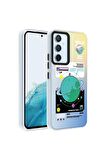 Samsung Galaxy A14 Uyumlu Kılıf Desenli Dragon Sert Kapak Gezegen