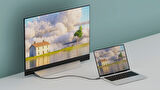 QG08 8K 60 Hz Görüntü Kalitesi Type-C to Display Port Kablo 3m