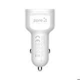 CC-02 Hızlı Şarj Özellikli LED Işıklı QC 3.0 USB-A ve Type-C PD Araç Şarj Başlığı PD 20W
