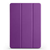 Huawei MatePad Air 2023 Uyumlu Tablet Kılıfı Smart Cover Standlı Akıllı Kılıf Mor