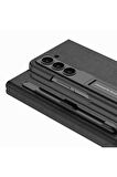 Samsung Galaxy Z Fold 5 Uyumlu Kılıf Kalem Bölmeli Droga Kapak