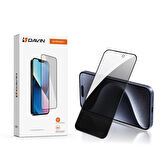 Apple iPhone 15 Pro Max Uyumlu Davin 5D Privacy Cam Ekran Koruyucu