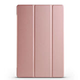 Samsung Galaxy Tab S9 FE Plus Uyumlu Tablet Kılıfı Smart Cover Standlı Akıllı Kılıf Rose Gold