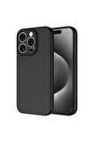 Apple iPhone 15 Pro Uyumlu Kılıf Mara Lansman Kapak Siyah
